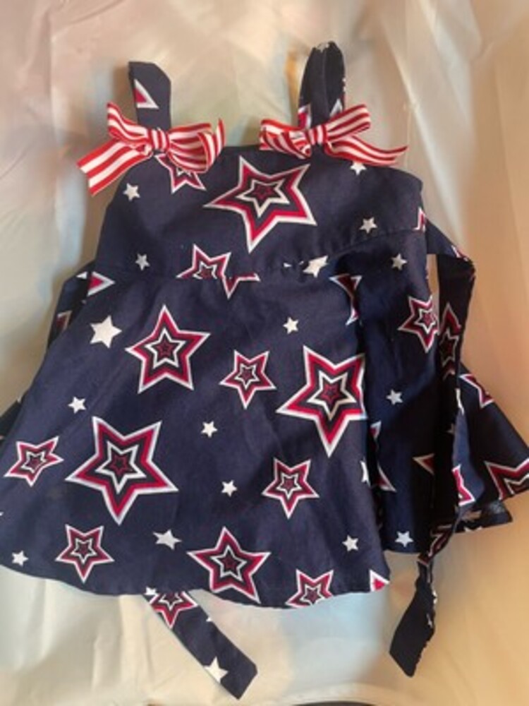 Bonnie Baby Fourth Of July Girls Dress Size 6-9